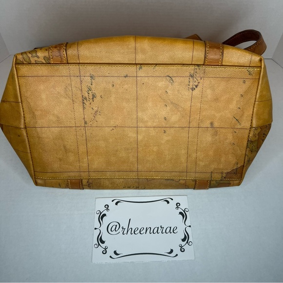 Auth Alviero Martini Geo Collection 1A Classe Travel Tote Vintage Large Bag - Picture 4 of 17